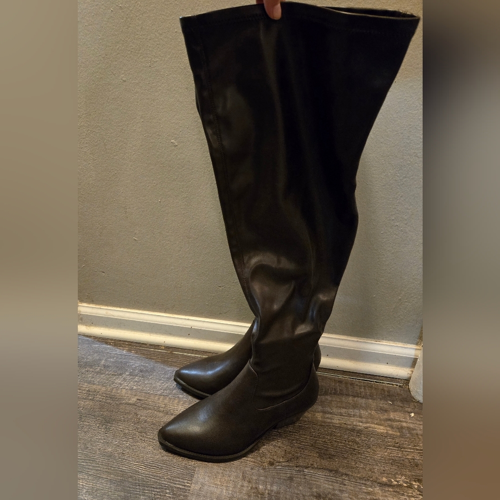 Brown Over-The-Knee Women's Boots